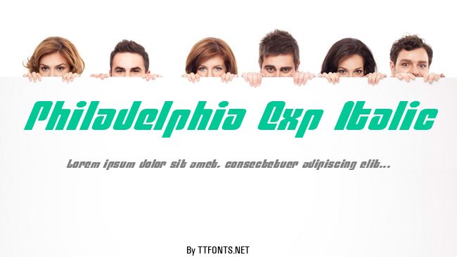 Philadelphia Exp Italic example